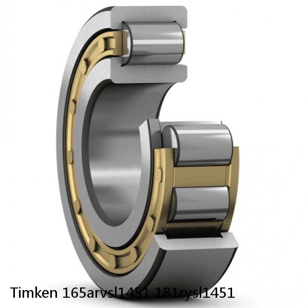 165arvsl1451 181rysl1451 Timken Cylindrical Roller Radial Bearing
